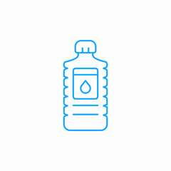 water bottle liquid icon sign vector