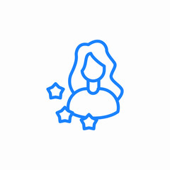 high rating icon sign vector