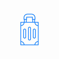 luggage suitcase icon sign vector