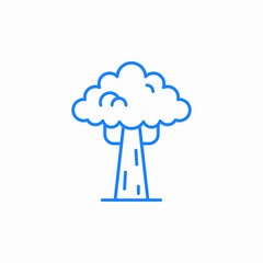 nuclear explosion icon sign vector