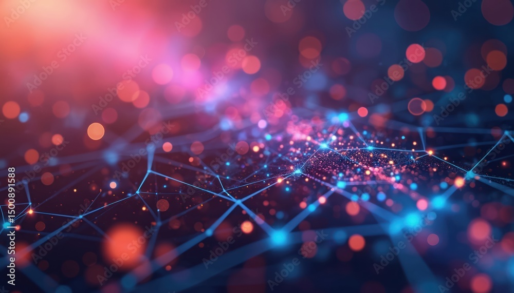 Aufkleber Illustration Industry 4. 0 advancements factory operations. Real-time data monitoring, machine learning integration, ai. Modern tech concept. Automation, connectivity. Digital transformation for