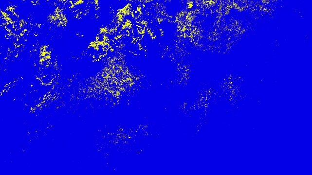 Blue Rust Overlay With Golden Flake Texture