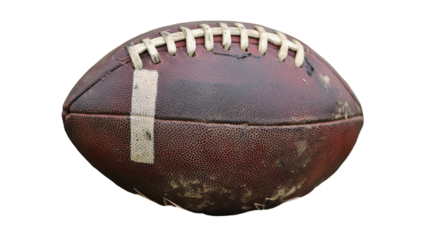 Worn American football