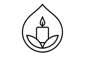 candle vector icon