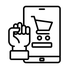 Purchasing power economy single icon