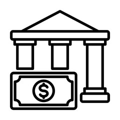 Government  spending single icon