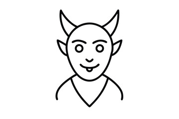 devil vector icon