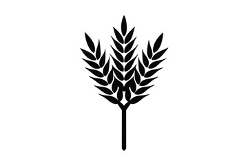 harvest wheat bundle vector icon
