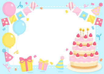 birthday party frame 2