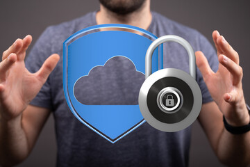 Safeguarding your cloud data with robust security measures.