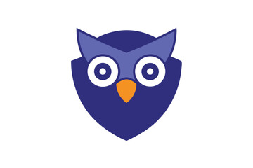 Fototapeta premium owls head mascot vector logo design vector illustration