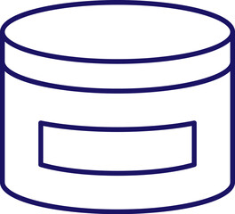 Isolated Icon of Cosmetic Bottle for Graphics, Concept, Apps