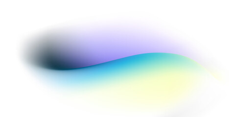 Abstract blurred gradient background smooth curve shape with colorful soft pastel tone purple yellow green