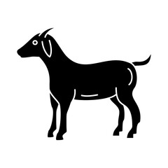 Goat Icon Glyph