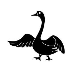Goose Icon Glyph
