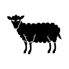 Sheep Icon Glyph