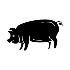 Pig Icon Glyph