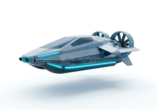 Futuristic Flying Car Design