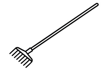 rake vector icon