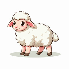 Vector Cartoon Sheep