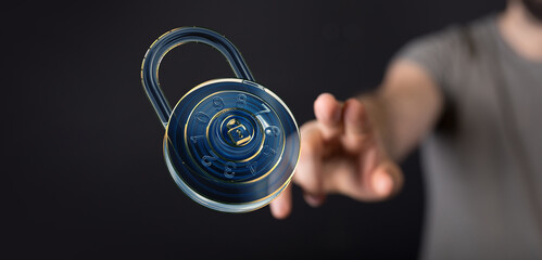 Secure your data with strong passwords and encryption.  Cybersecurity matters!