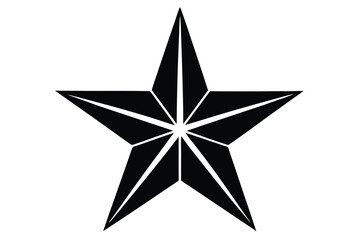 Fototapeta premium star on white background