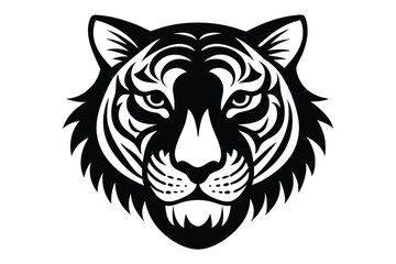 tiger head vector