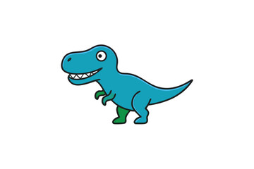 Obraz premium tyrannosaurus vector icon