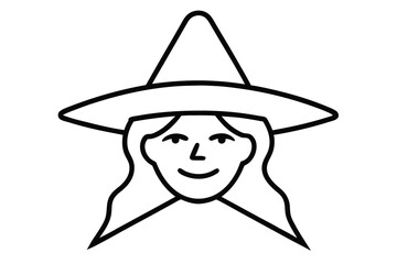 witch vector icon