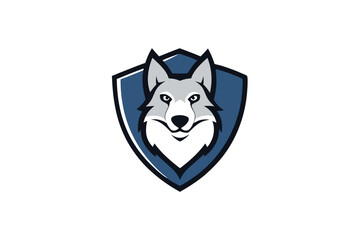 wolf head vector illustration