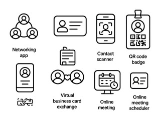 Digital networking and qr code solutions for business and communication