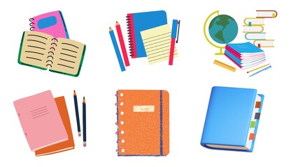 set of school icons