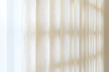 Fototapeta premium Customer feedback is a valuable tool for improvement, shown through a blurred window with natural light and vertical blinds in a serene environment from an indoor viewpoint