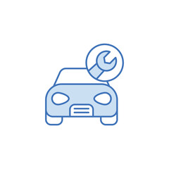 Car Repair icon design with white background stock illustration