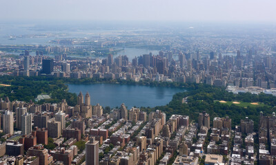 Aerial view of Manhattan, New York city