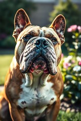 bulldog portrait