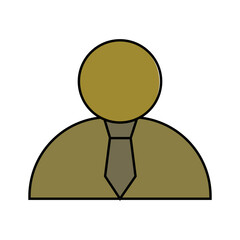 business man icon color