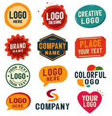 Vector Label Set for Product and Branding