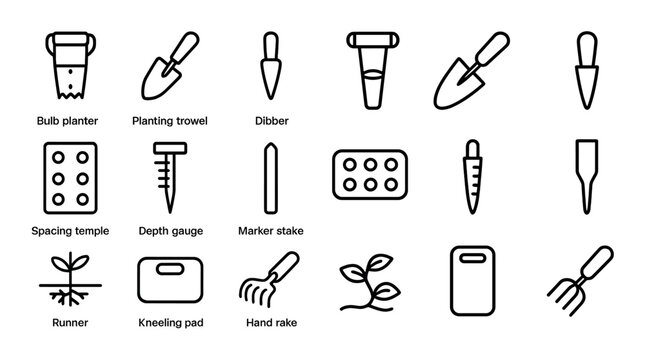 Essential planting tools and accessories for gardening enthusiasts