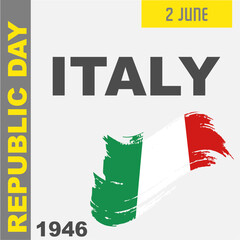Italy - Republic Day (1946) 2 June Celebrated 55.ai