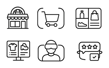 Online shopping elements for e commerce and customer experience design