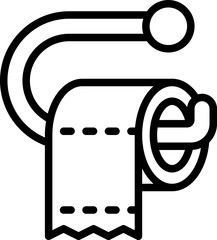 Toilet paper icon