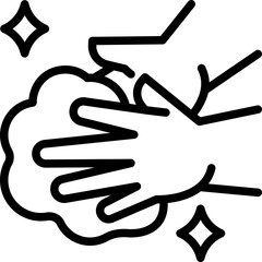 Washing hands icon