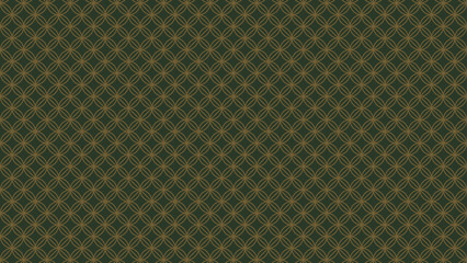 seamless star and circle pattern line art vector in gold color. Vector background, product  packaging, and print purpose design.