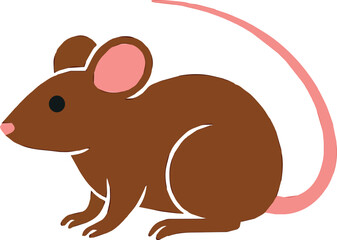 vector illustration of a squirrel