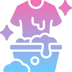 Washing shirt icon