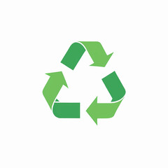 Obraz premium GoGreen Recycle Reuse Repeat Sustainable Living EcoFriendly Design