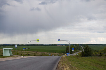 A road with a sign that says 