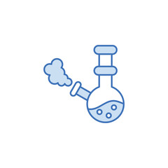 Bong Alcohol icon design with white background stock illustration