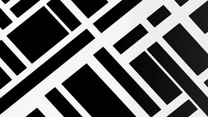 Futuristic Geometric Interface with Abstract Shapes